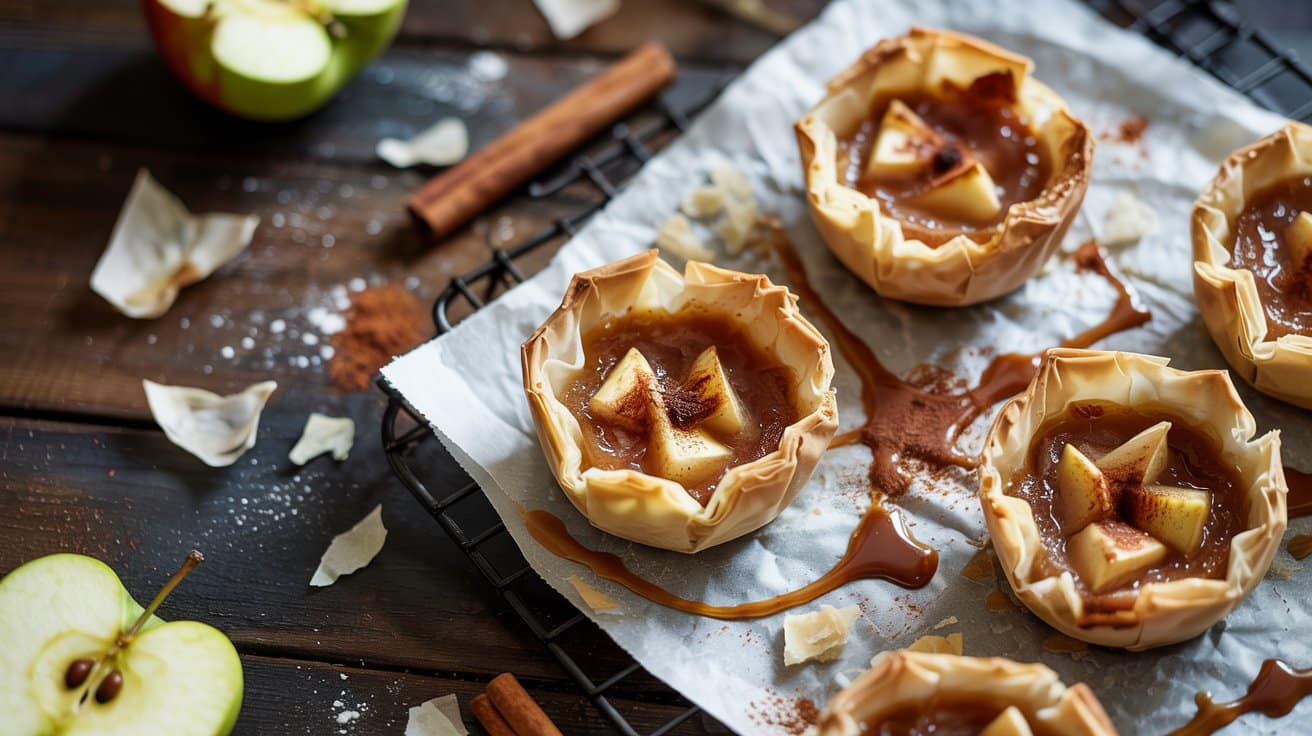 Mini apple pies in phyllo cups a cozy ifa9w