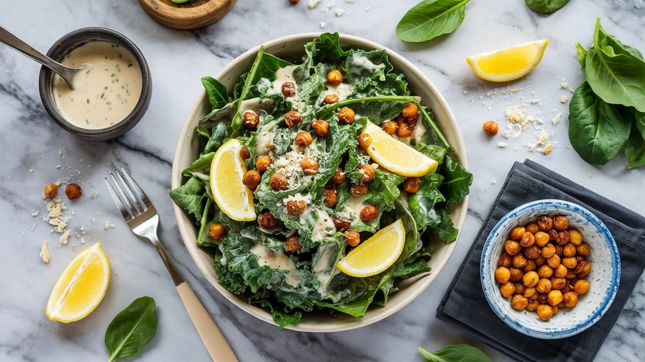 Kale caesar salad with roasted chickp 1 r50btycit