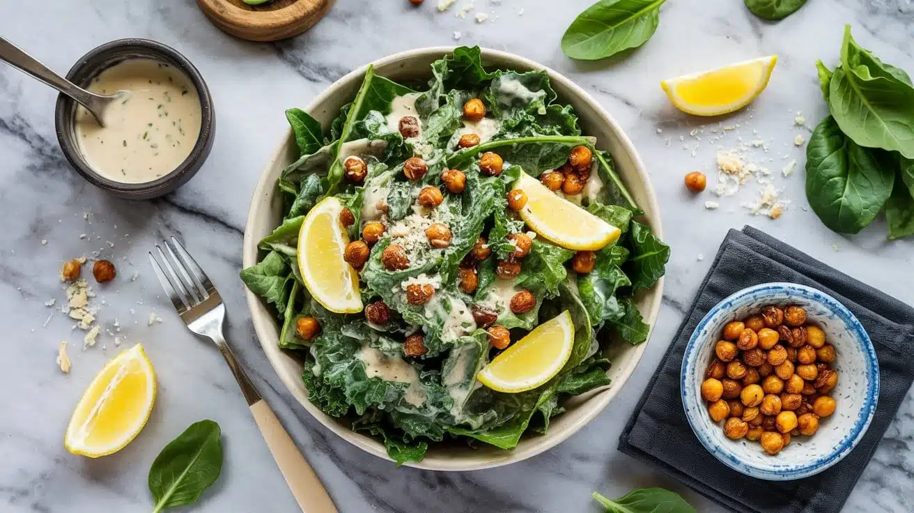 Kale caesar salad with roasted chickp 1 r50btycit
