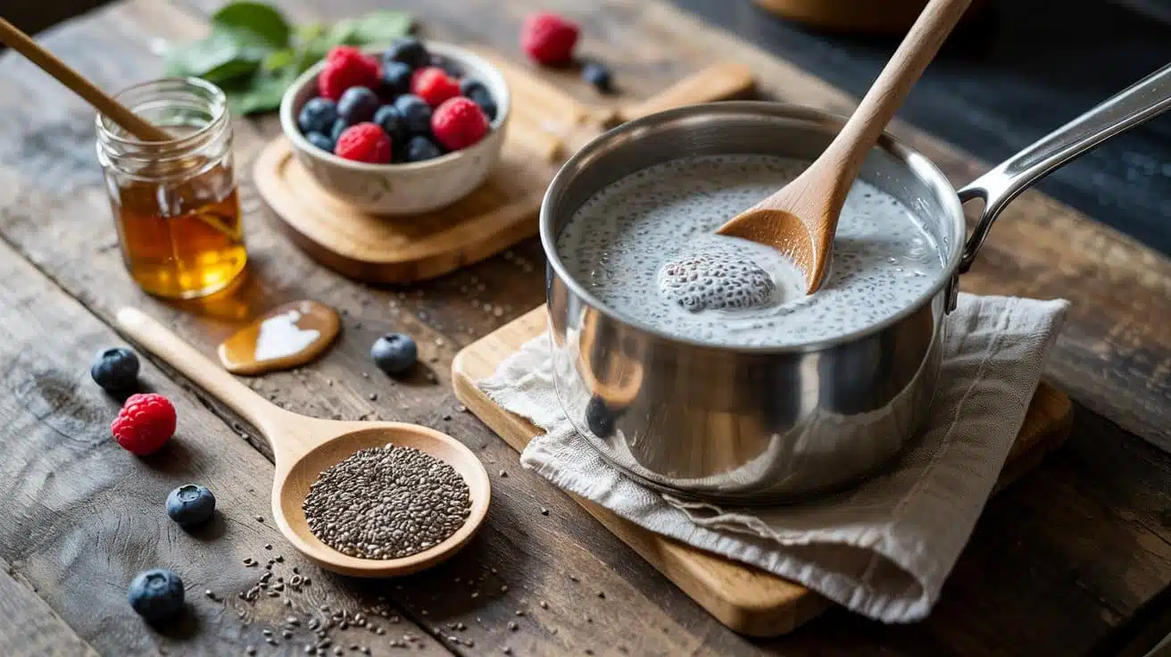 One pot chia pudding a bright rustic