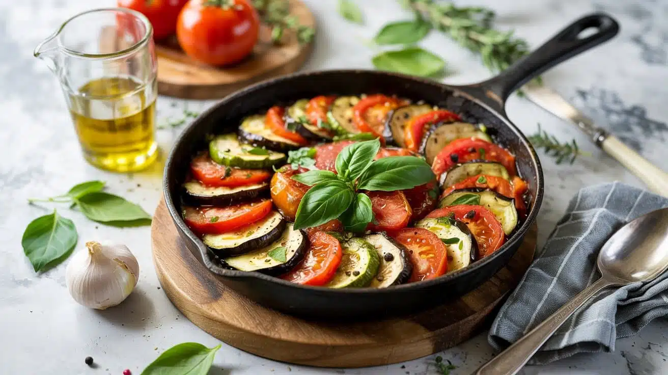 Rustic vegetable skillet