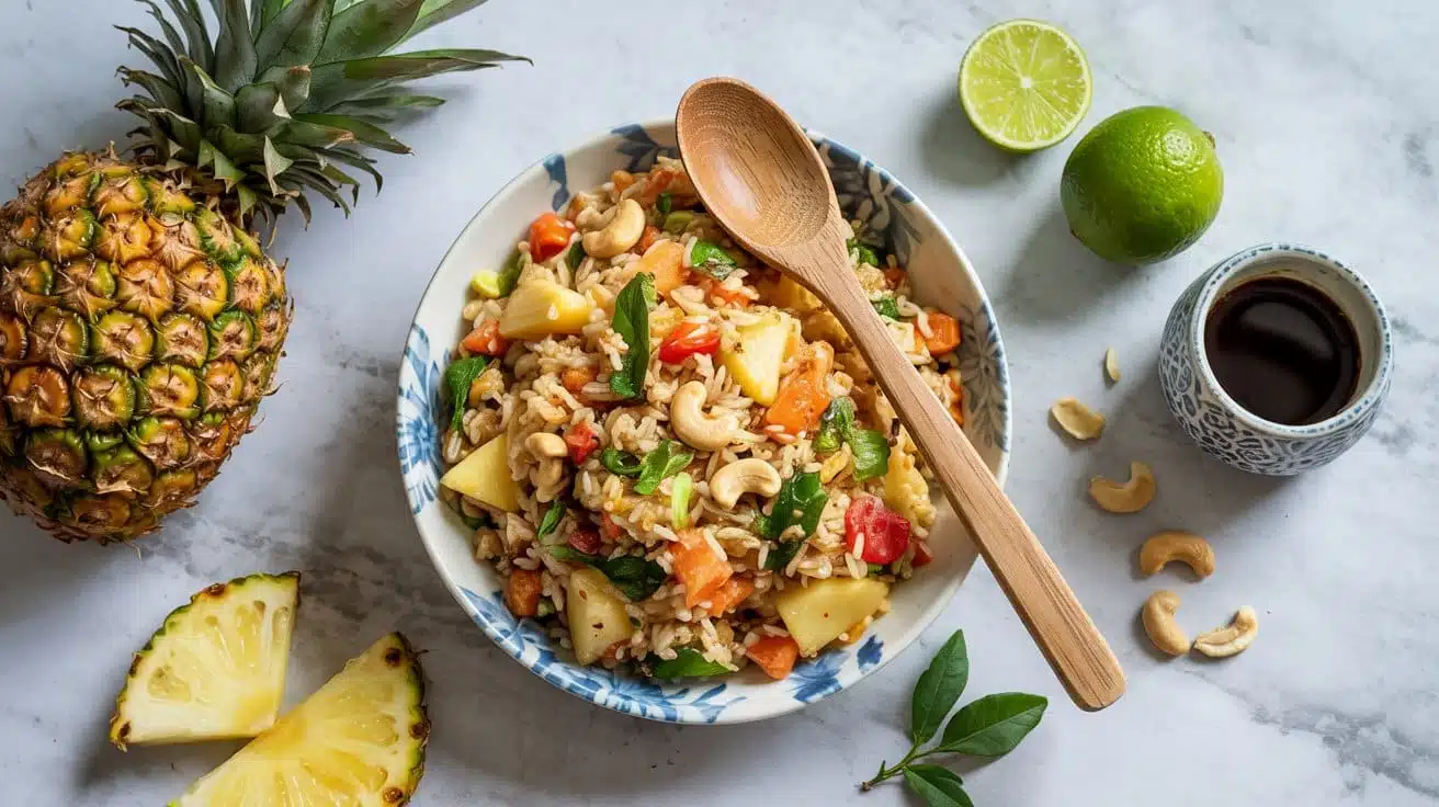 Pineapple fried rice a joyful marble bgt