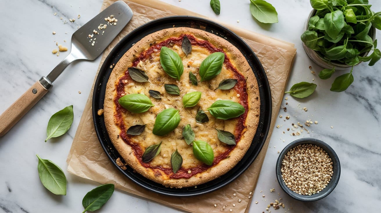Quinoa pizza crust for po 9v