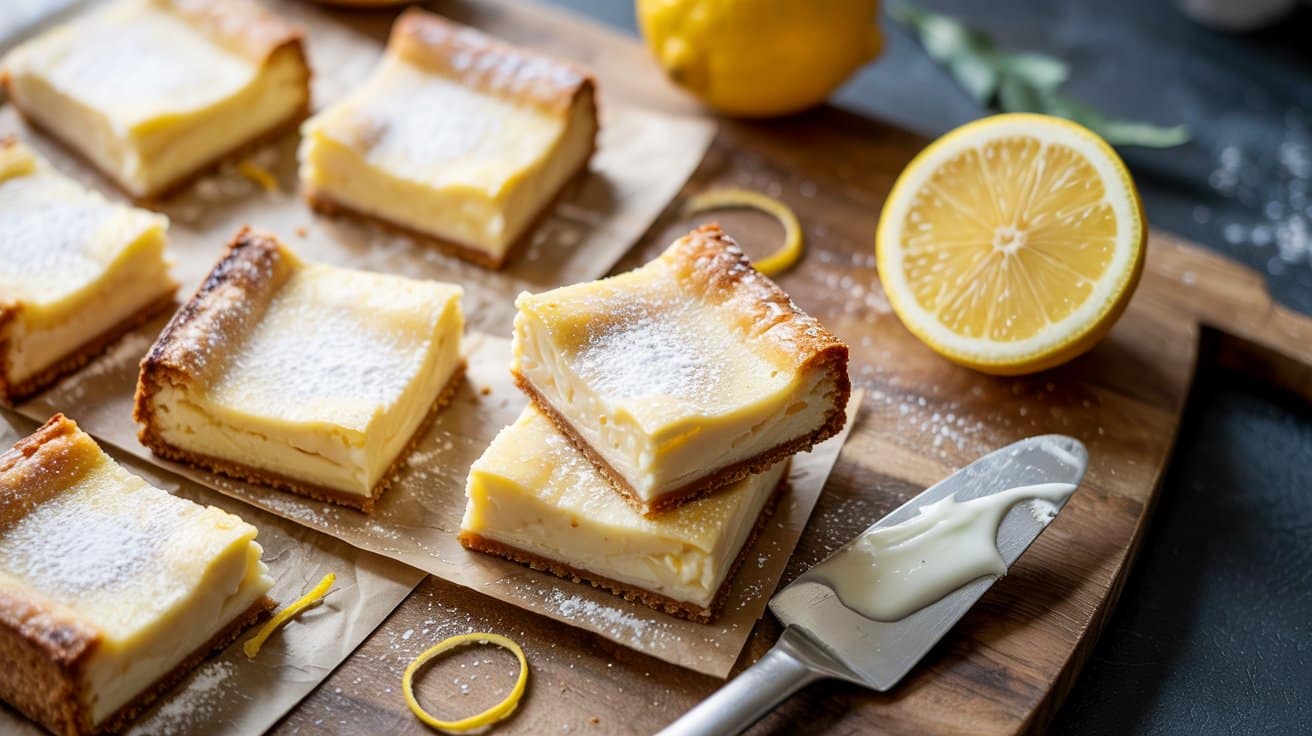 Lemon cream cheese bars a fresh light zfw