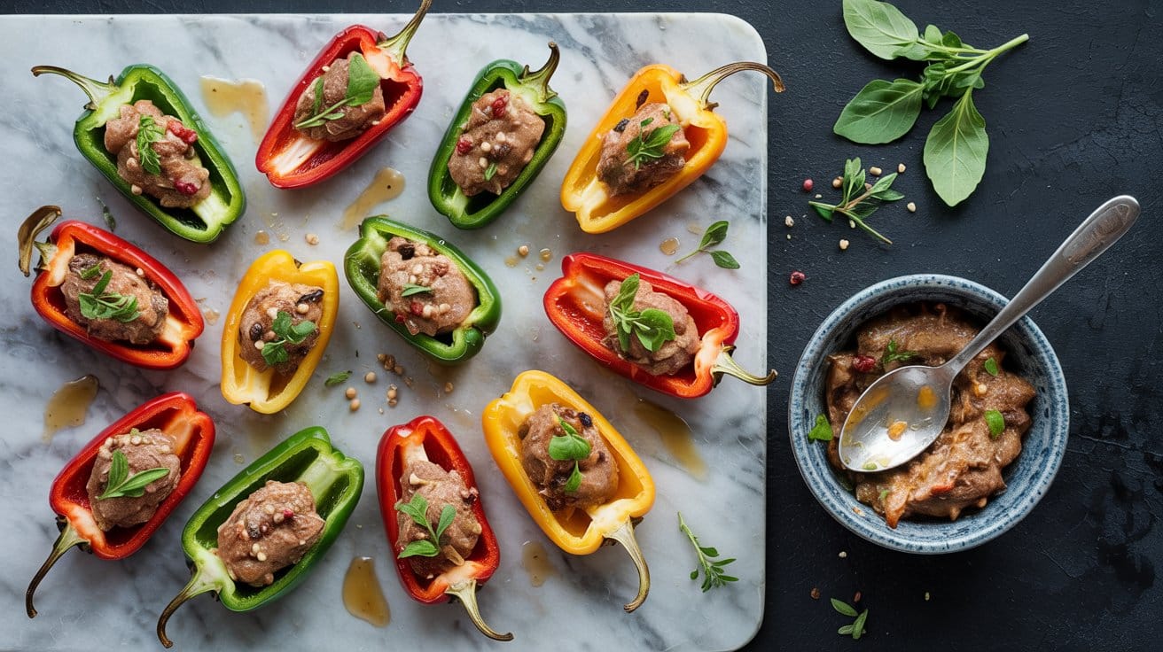 Vegan stuffed mini peppers a lively ov