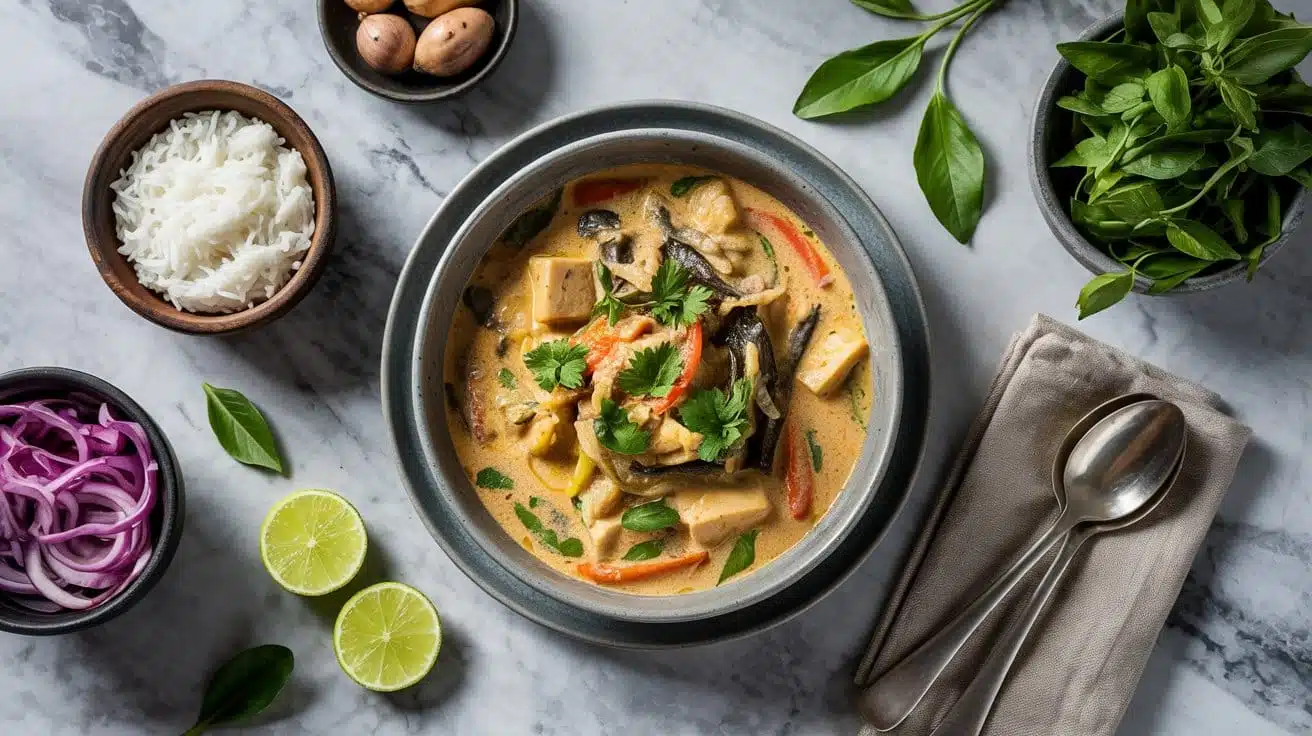 Aromatic herbed thai vegetable curry ch9s gab dq