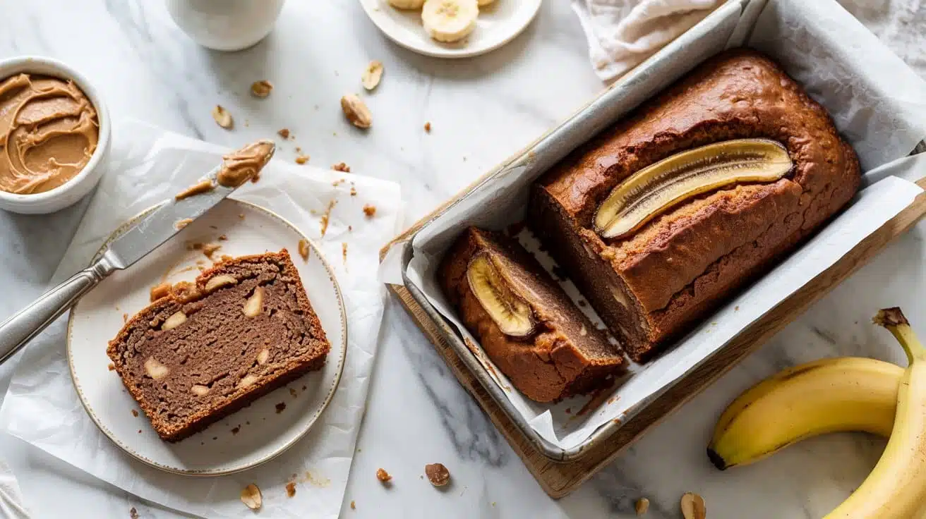 Peanut butter banana bread a warm com