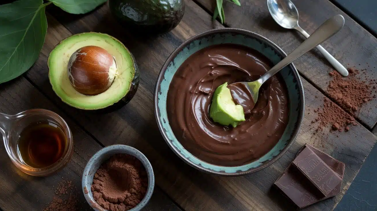 Avocado chocolate pudding a fresh mode rcg