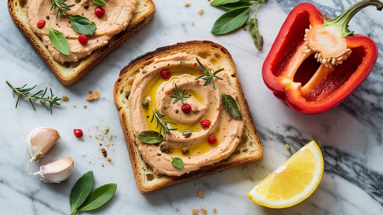 Roasted red pepper and herb hummus toa g64 tgmtzvg vae