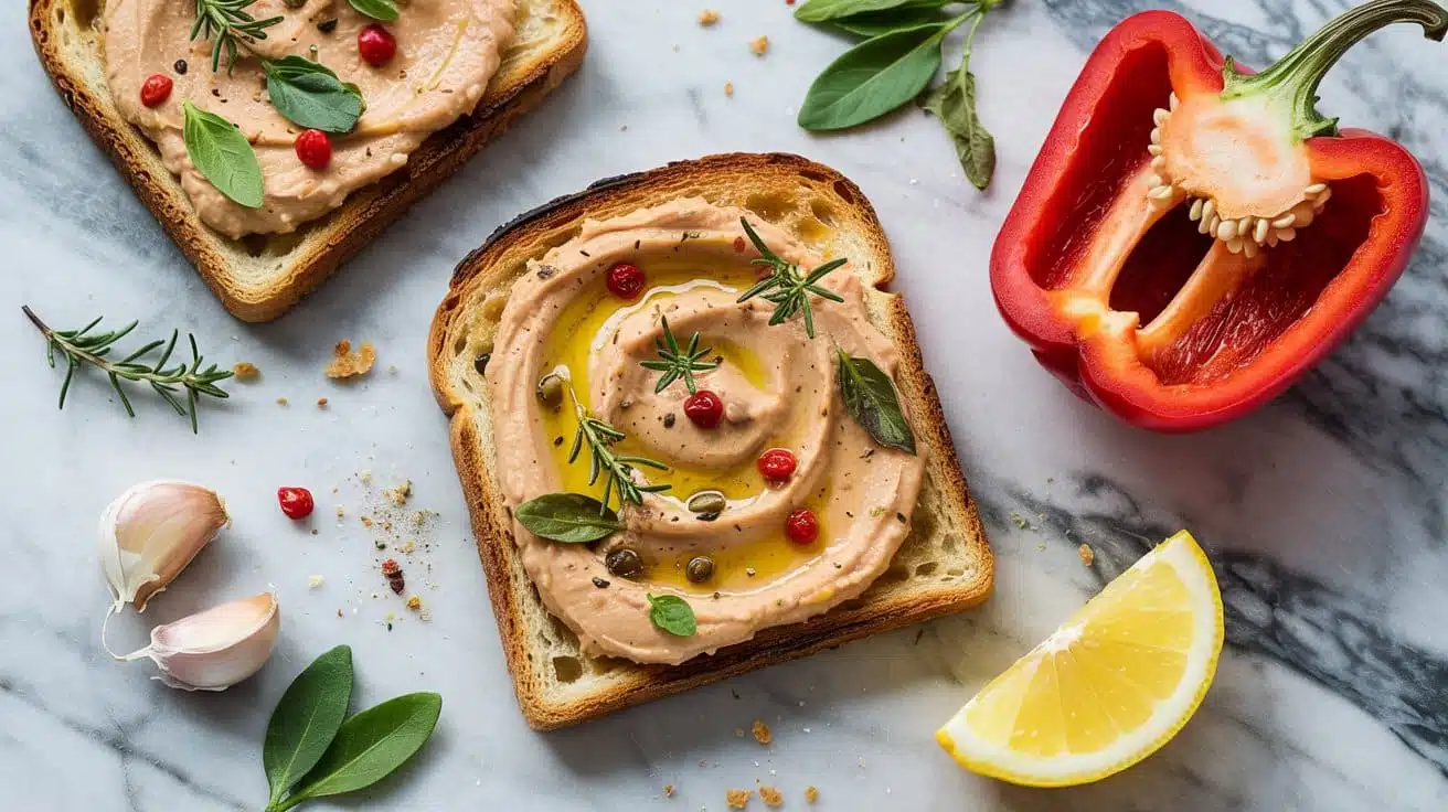 Roasted red pepper and herb hummus toa g64 tgmtzvg vae