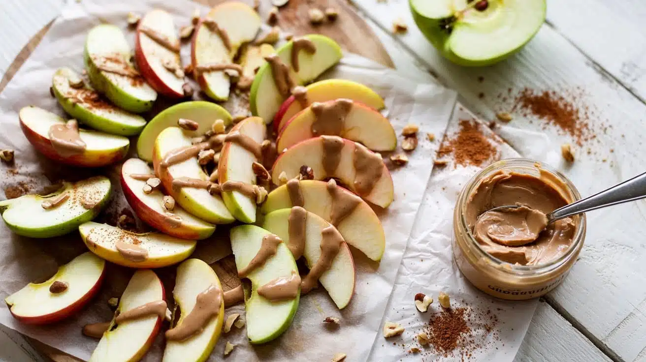 Apple nachos with nut butter a lively nc7mu