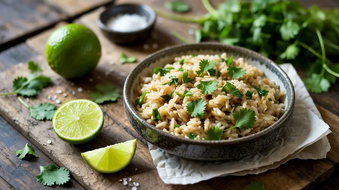 Cilantro lime brown rice a bright rust j fpa jqbimwx sfwrp oi3 yfrw