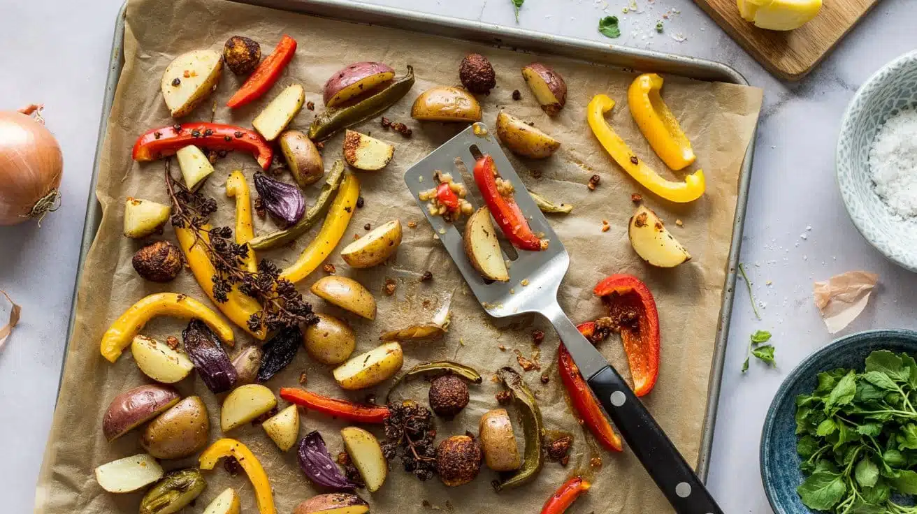 Sheet pan vegan breakfast hash with sp uhsv sia