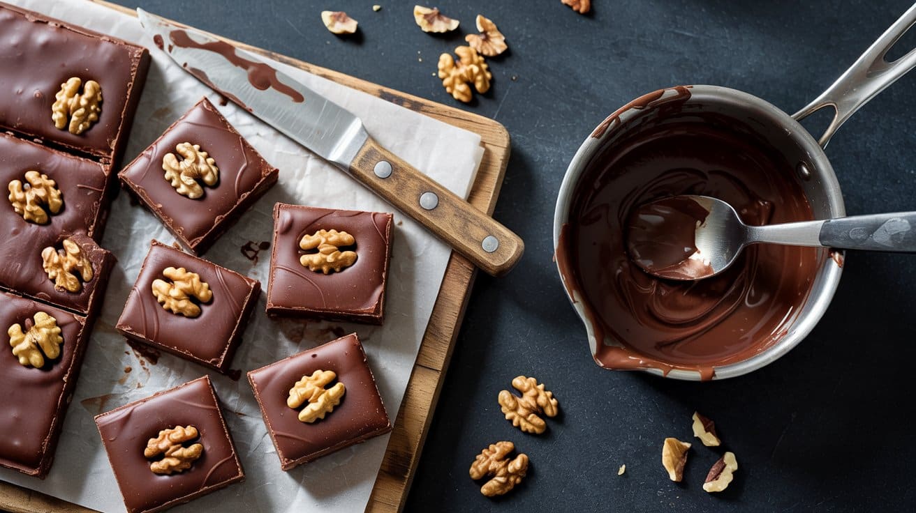 Chocolate walnut fudge