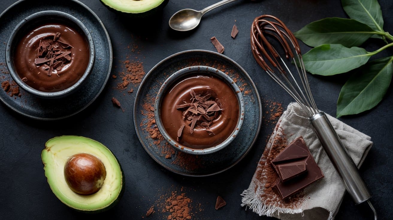 Chocolate avocado mousse a dark chic r mvw