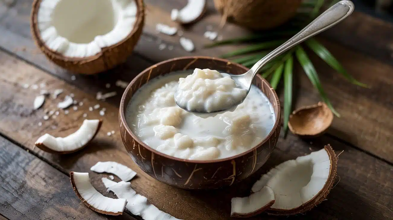 Coconut tapioca pudding a sunlit overh cmo15