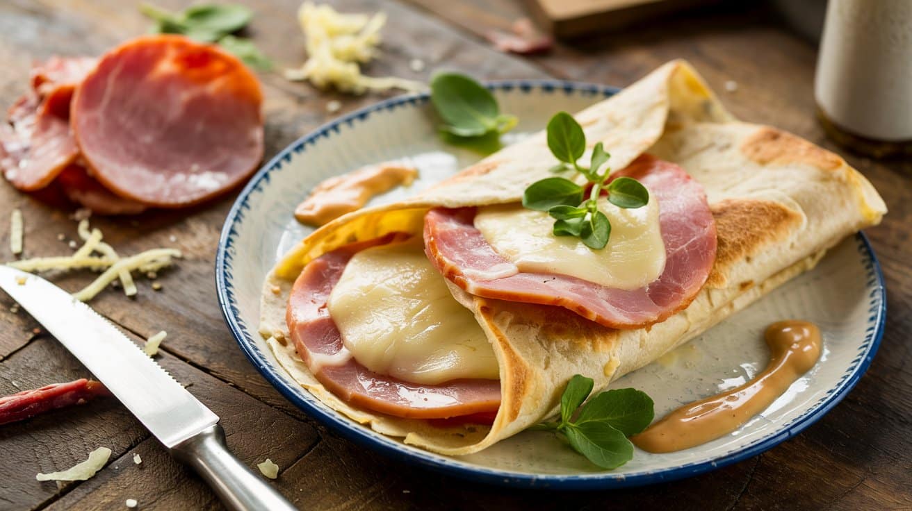 Ham and swiss keto wrap a simple authe