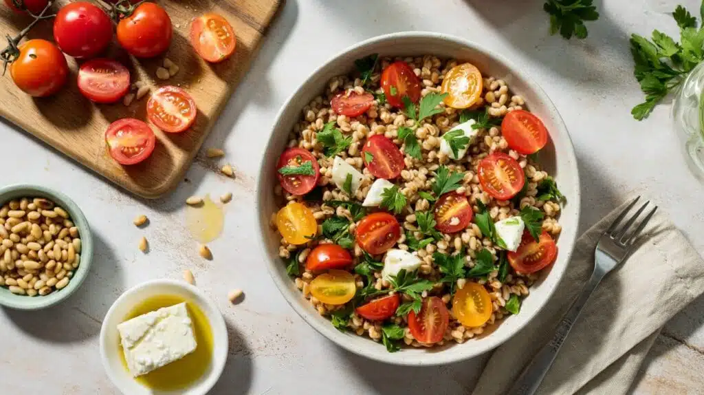19 Farro Salad Recipes with Big Crunch