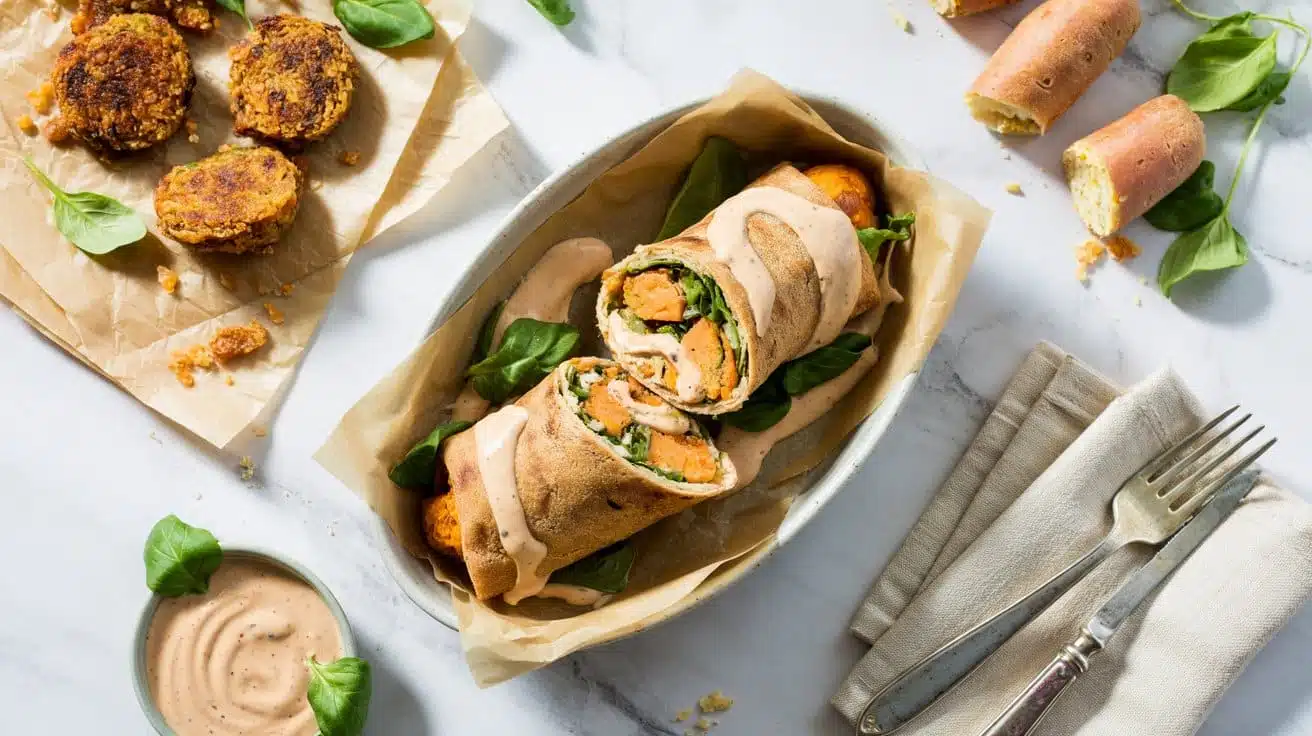 7 sweet potato falafel wrap with crispy drcndq9 fojwsyd ql