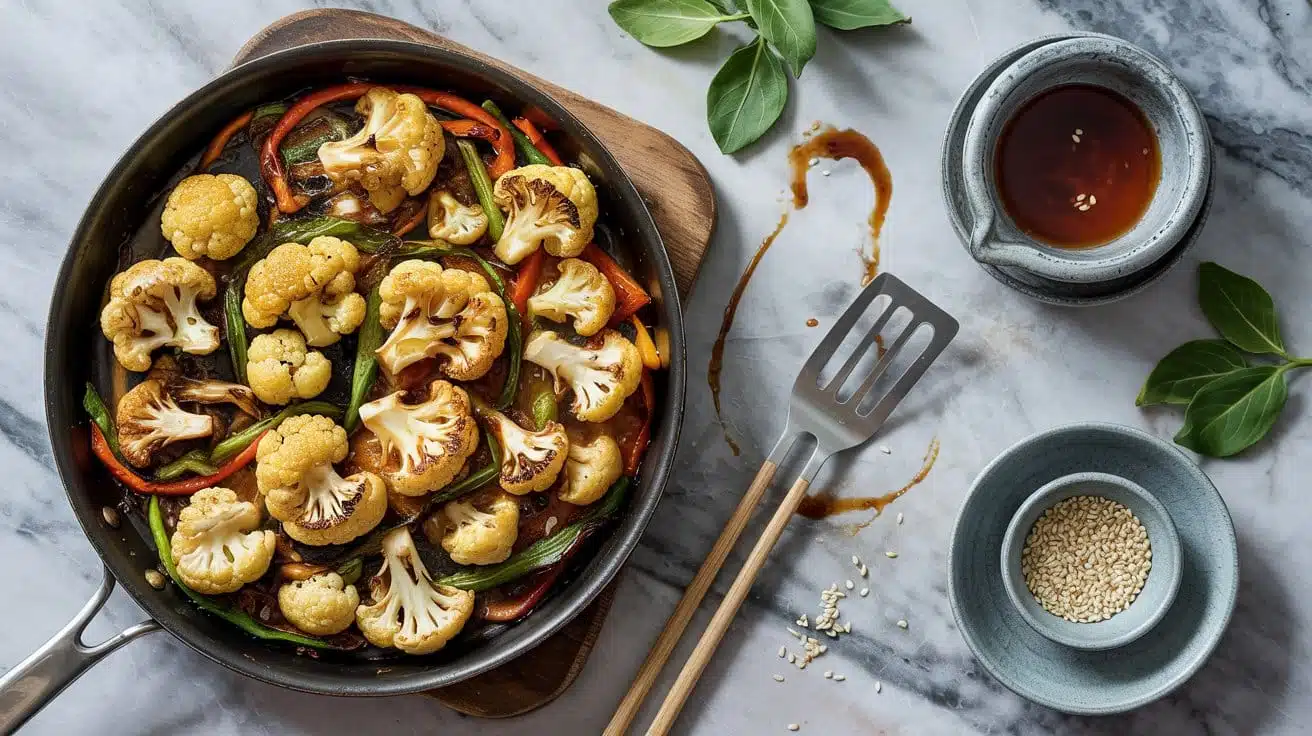 Crispy stir fry featuring