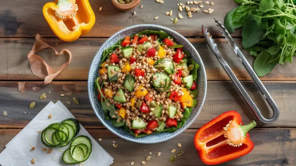 19 Farro Salad Recipes with Big Crunch