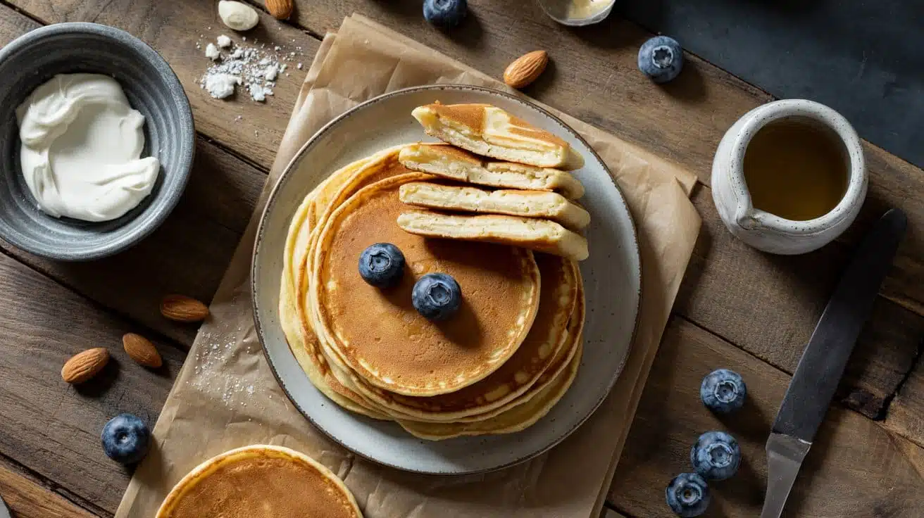 Cream cheese pancakes