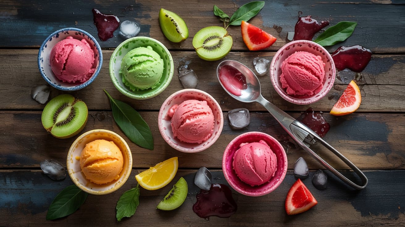 Fruit sorbet a bright top d 7kytohw