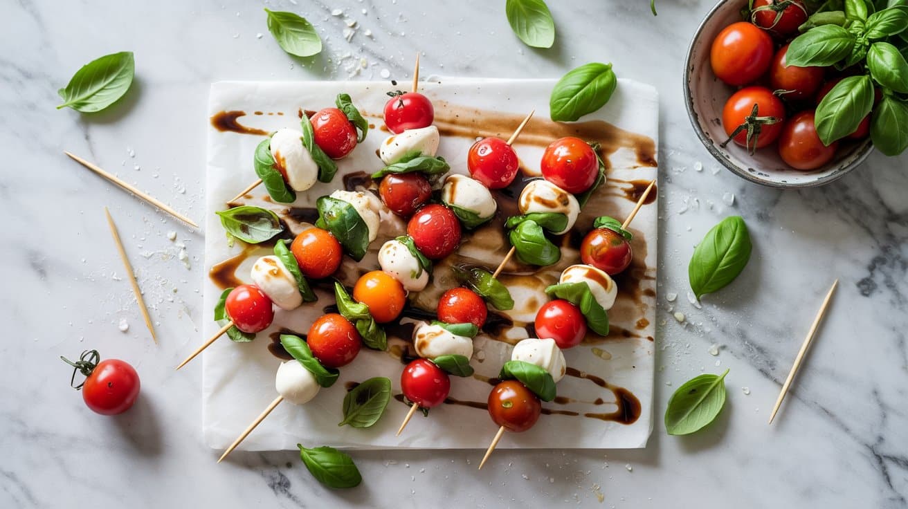 Vegan caprese skewers a fresh elegant iobv8