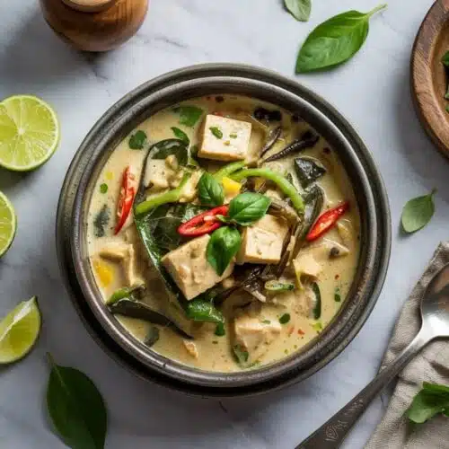 Authentic green thai curry with tofu d gfaajv