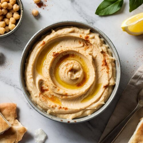 Classic creamy hummus