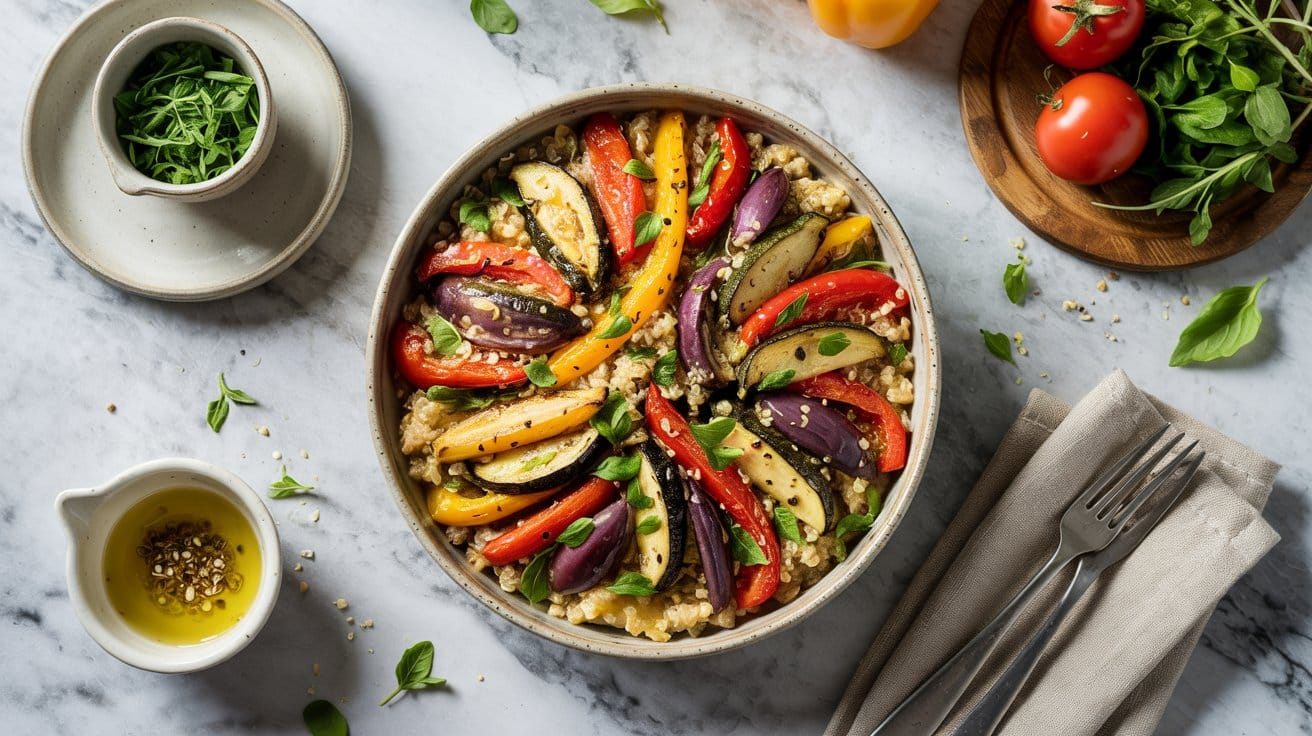 Quinoa bowl with roasted pikvq m9j