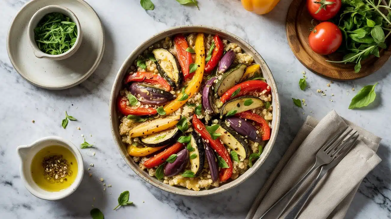 Quinoa bowl with roasted pikvq m9j