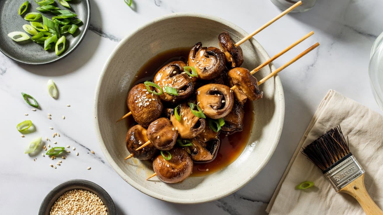 Honey soy grilled skewers ra