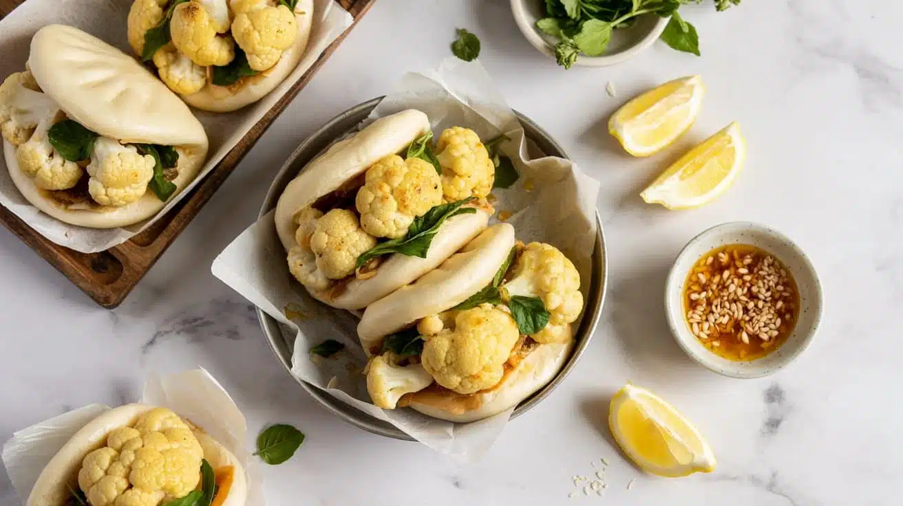 Lemon garlic bao