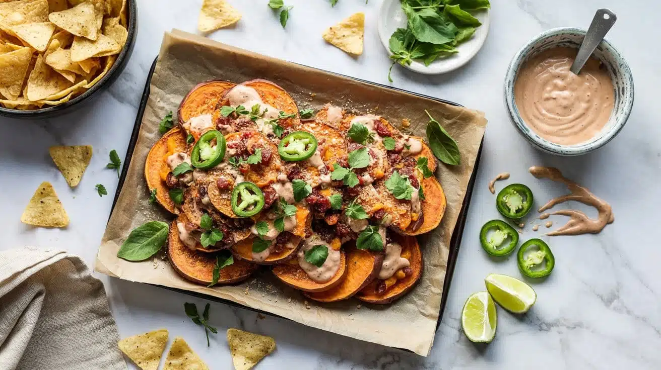 Sweet potato nachos