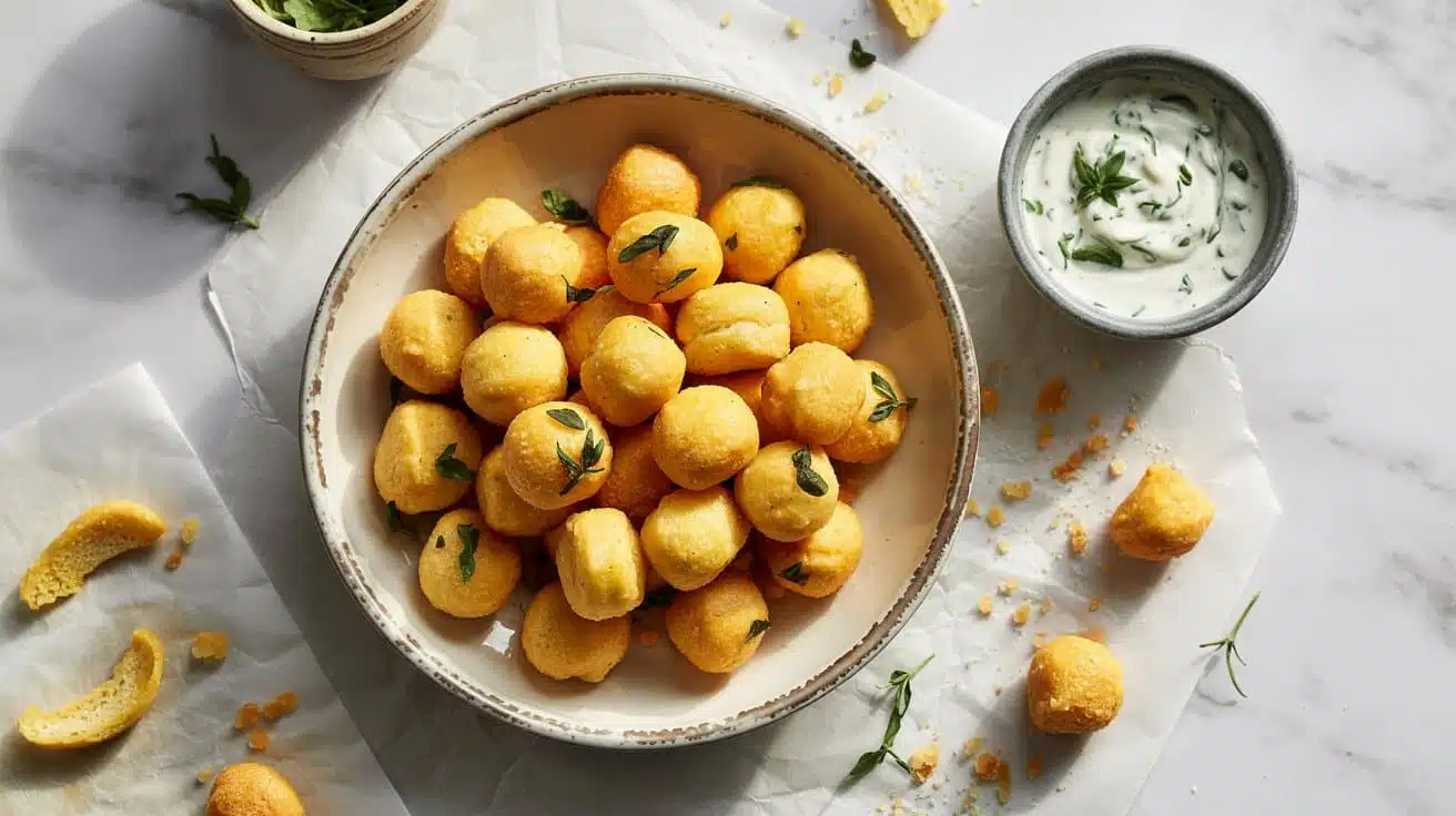 Crispy polenta bites