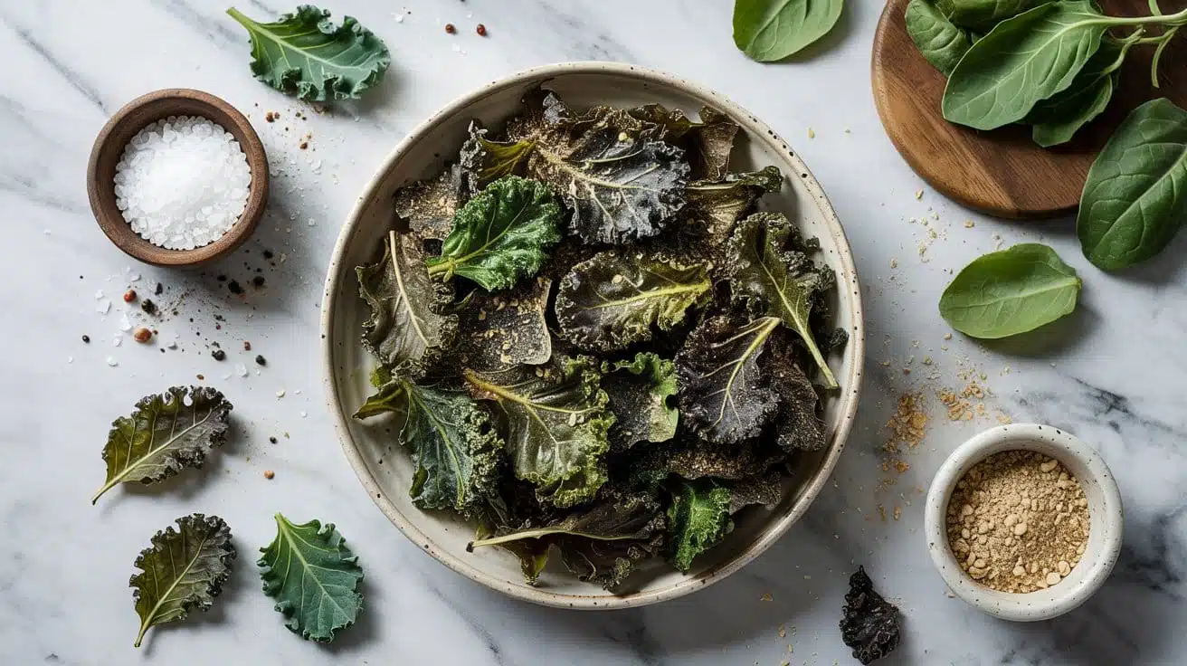 Savory kale chips
