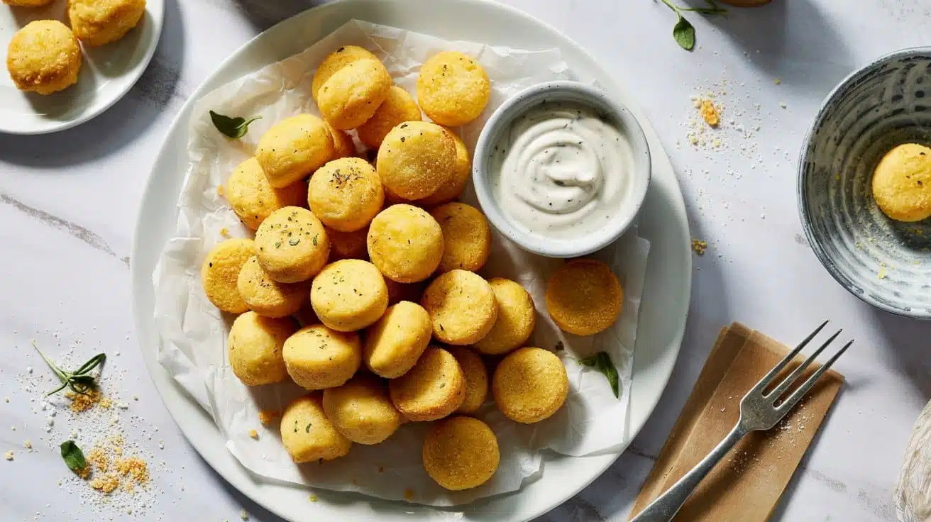Crispy polenta bites