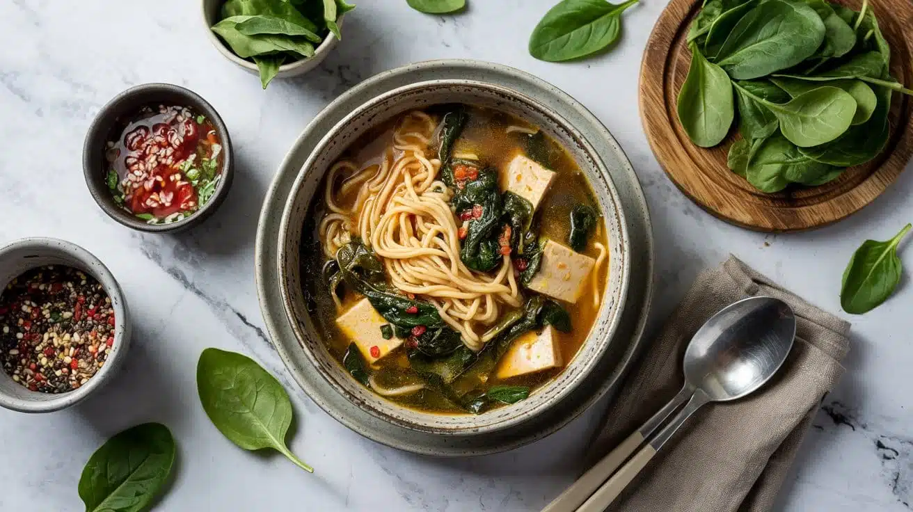 Spinach and tofu soup feat pphnvq zycyz2