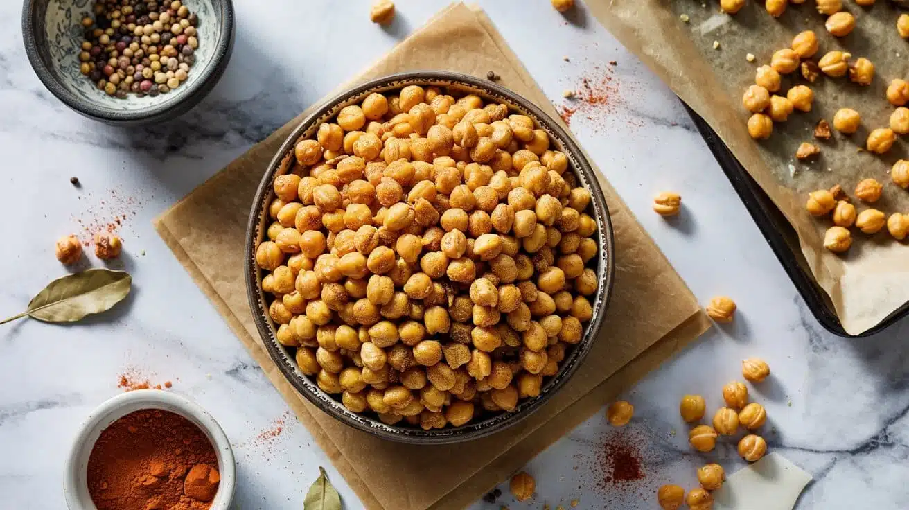 Roasted chickpea snack mix