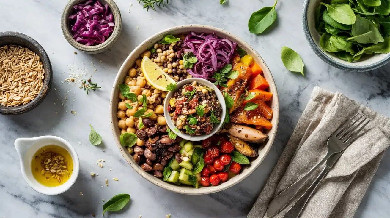 Tapenade bowl with grai 84wo