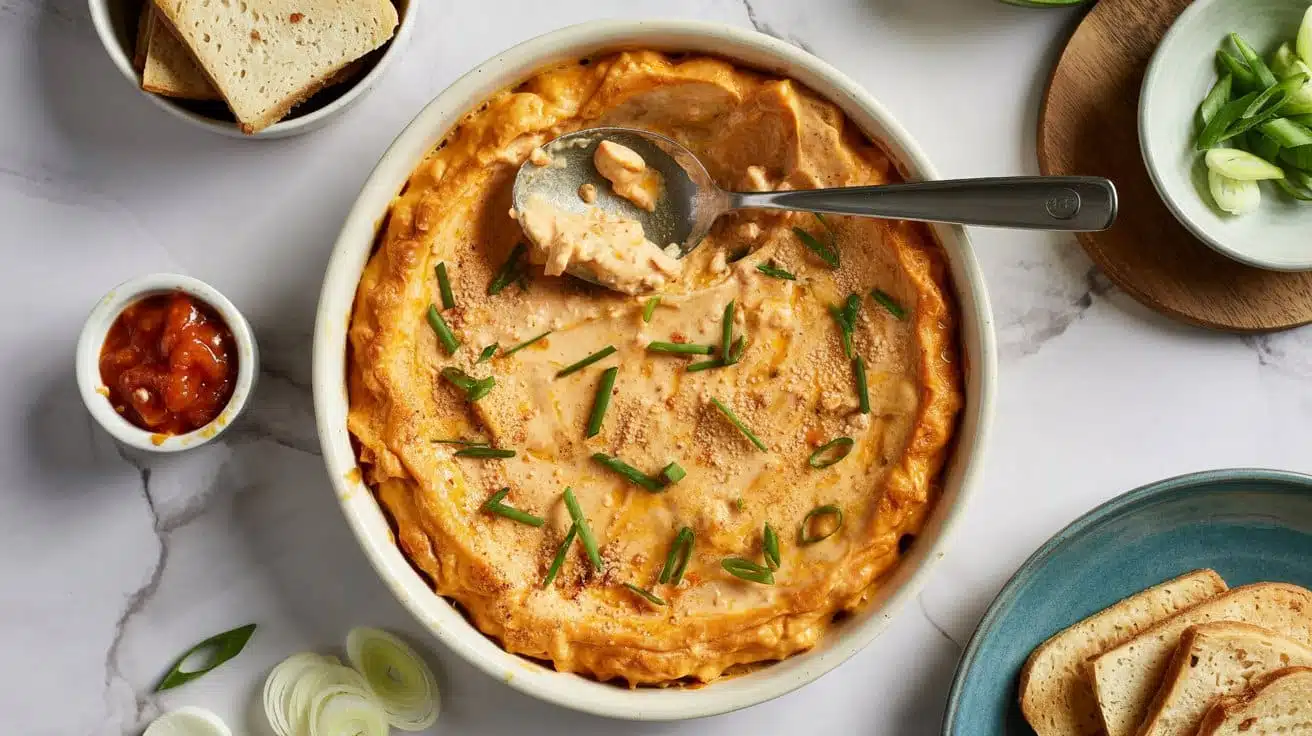 Buffalo tofu dip