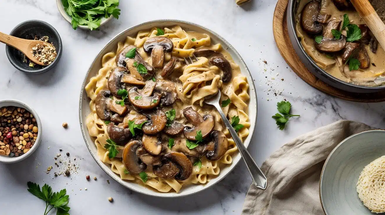 Mushroom with rich plant ba i9awtnug kj9q