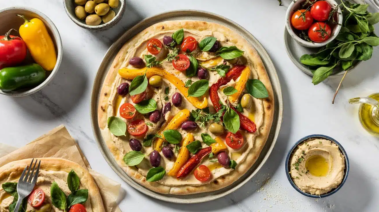 Flatbread featuring humm