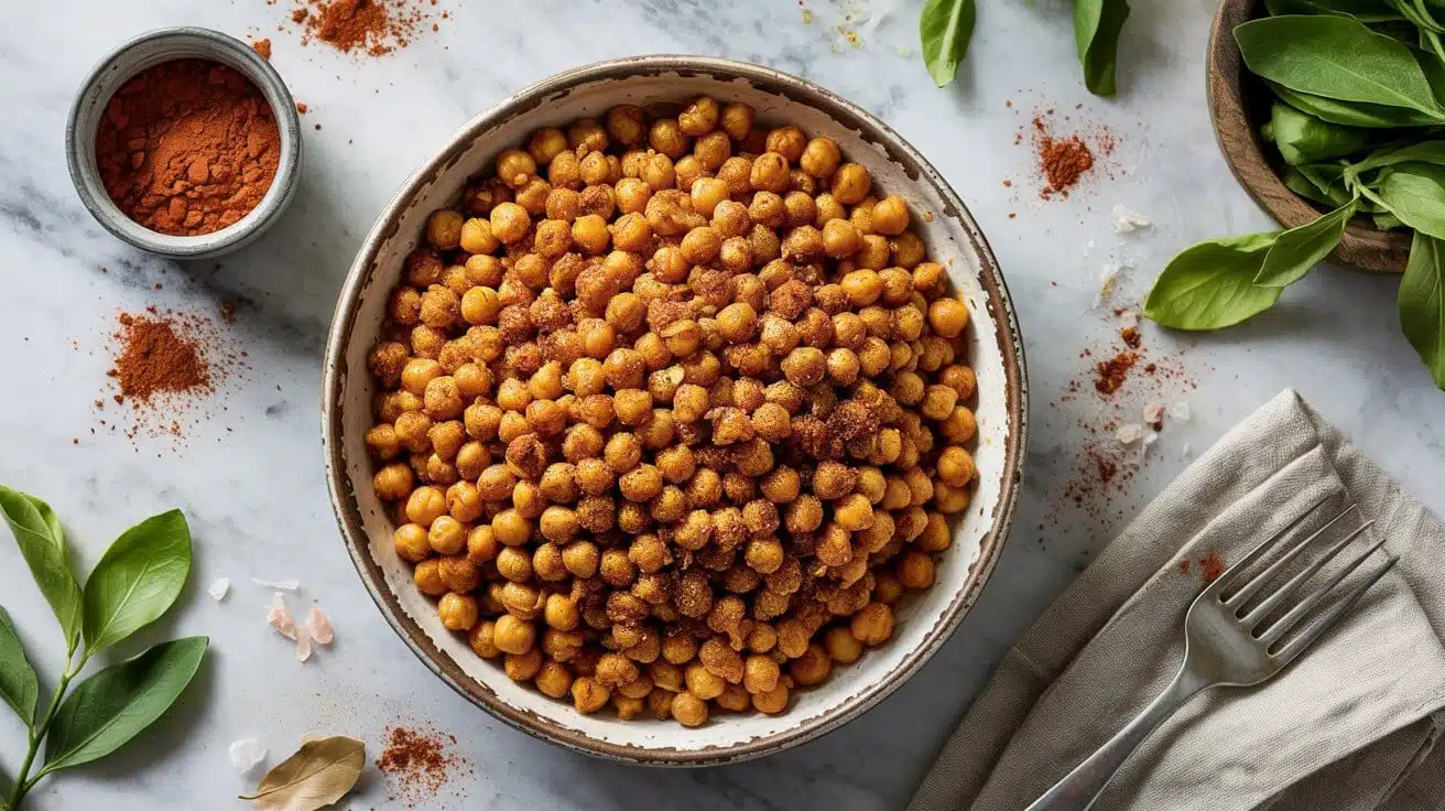 Spiced roasted chickpeas