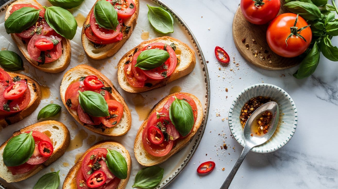 Spicy tomato basil