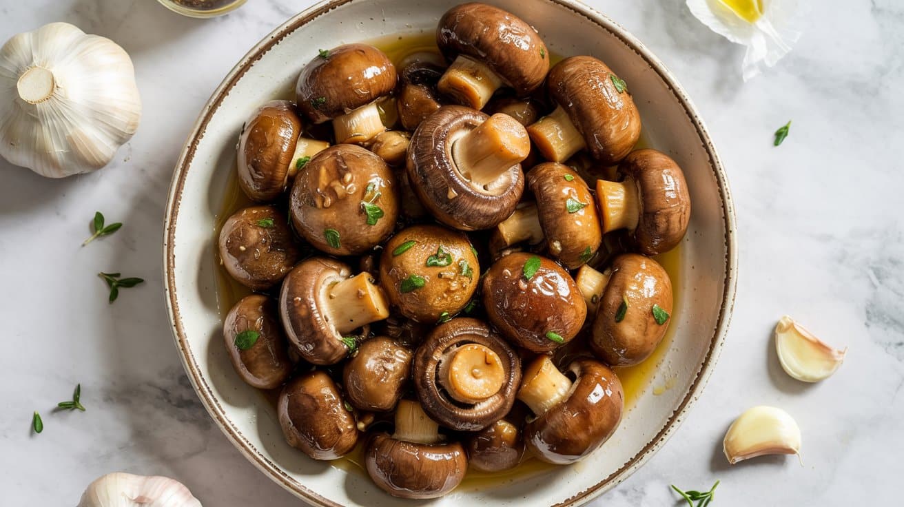 Garlic mushrooms