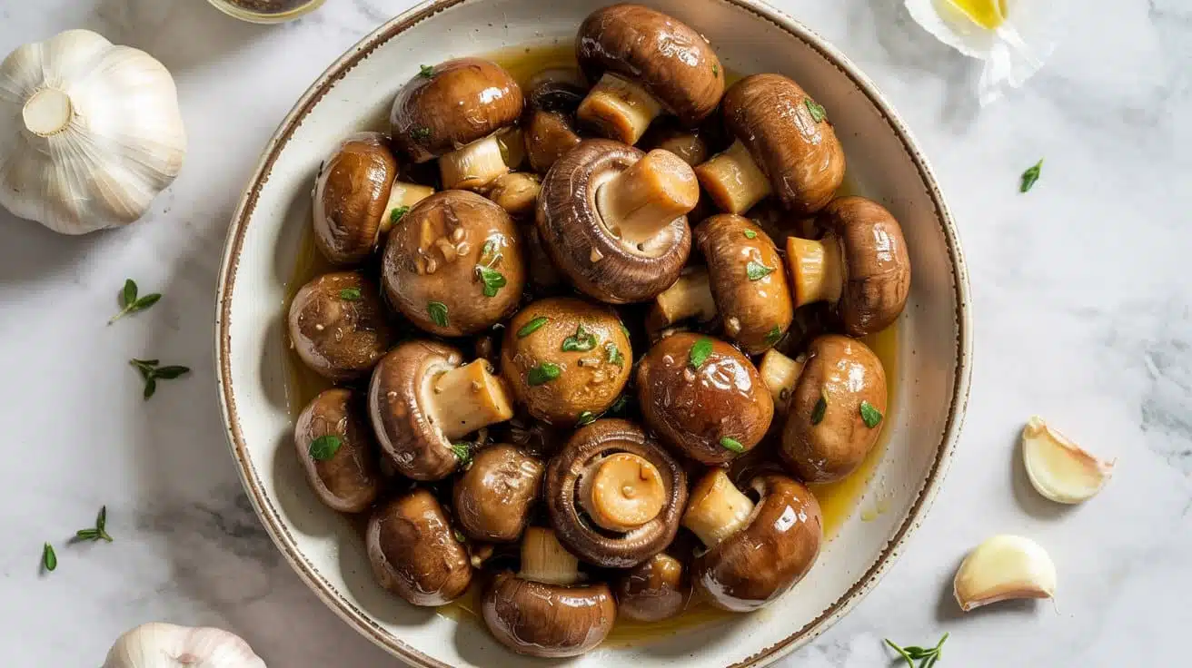 Garlic mushrooms