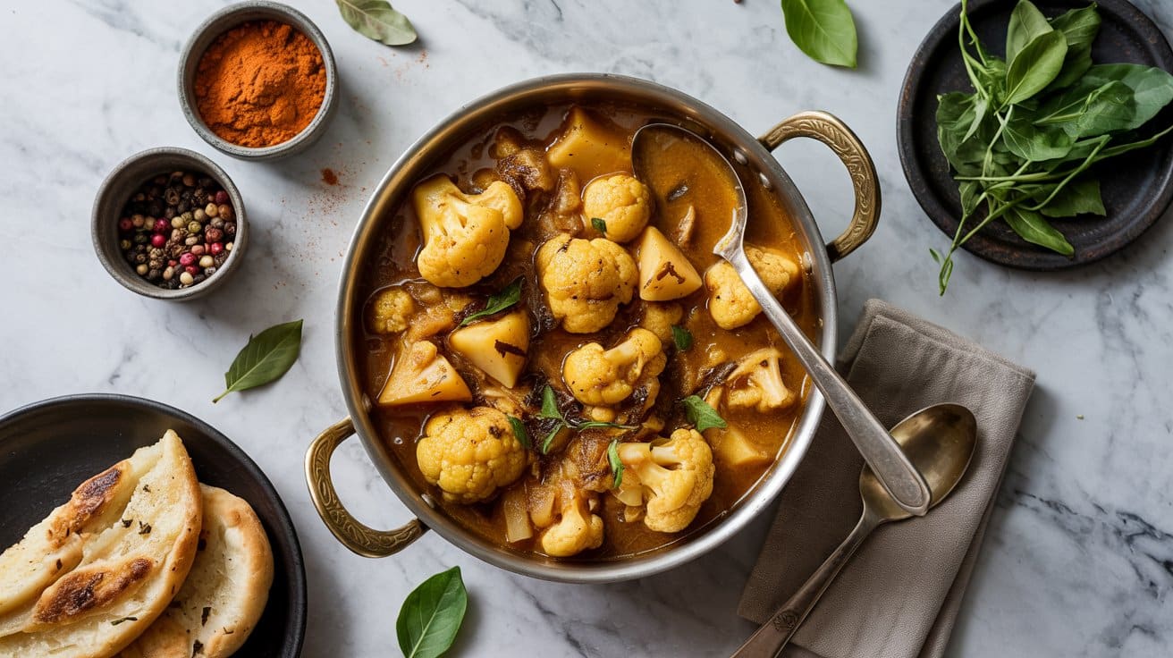 And potato curry with trad 6ictb