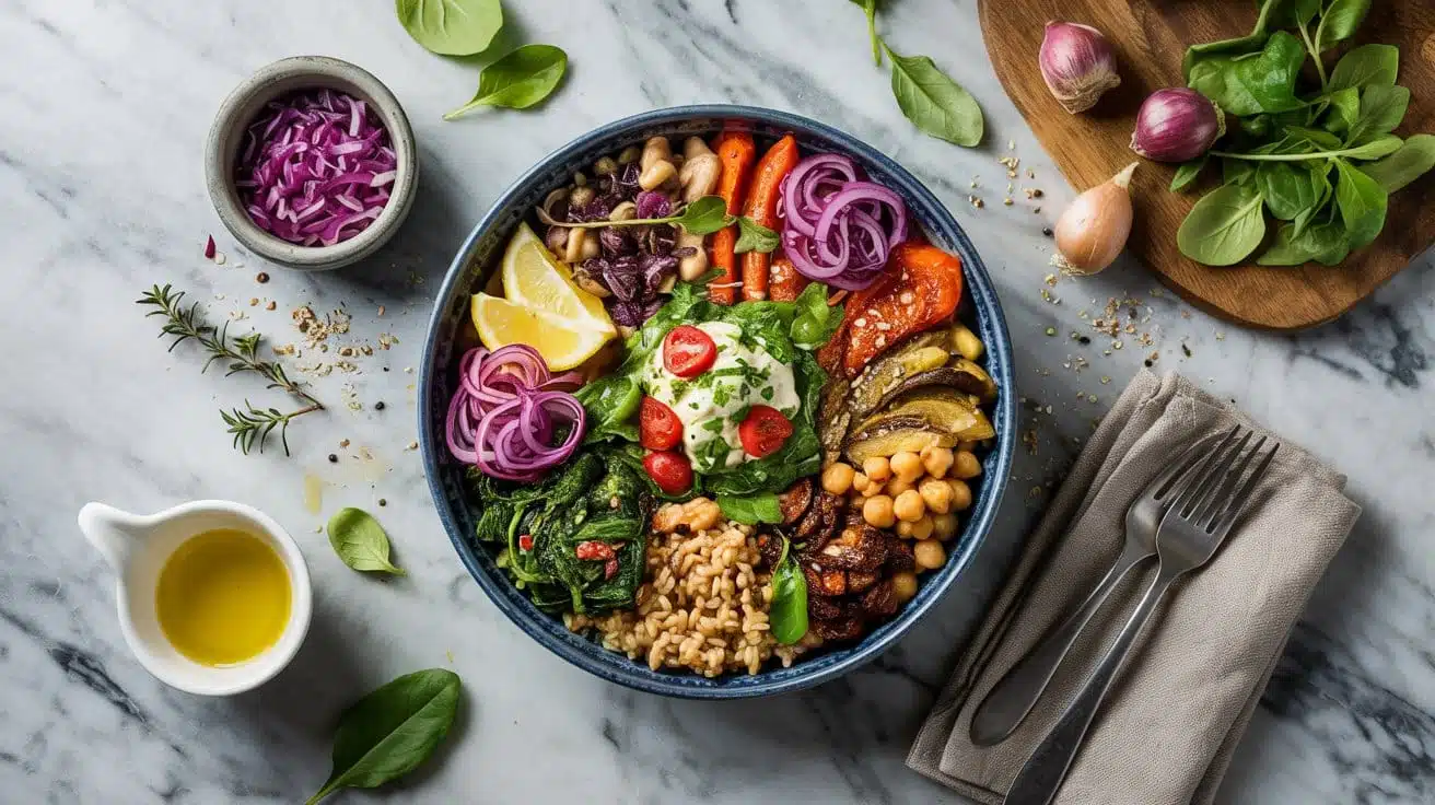 7 mediterranean buddha bowl with brown r lc s fyosga ekejjaejtla